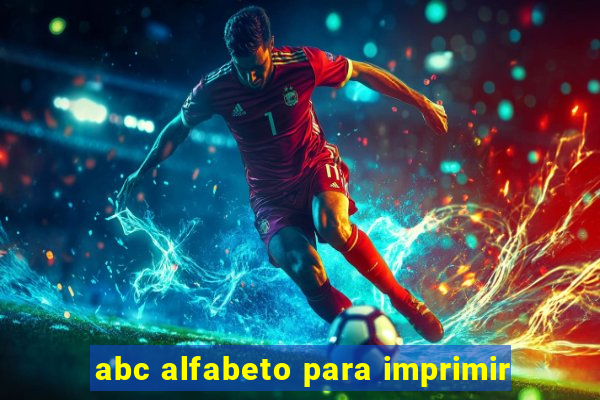 abc alfabeto para imprimir